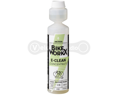 Концентрат очистителя для электровелосипеда BikeWorkX E-Clean Concentrate 250ml