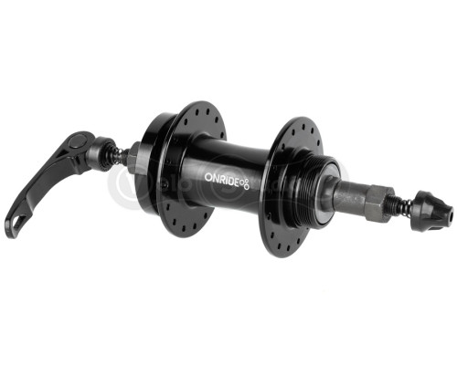 Втулка задняя ONRIDE Hub 10R, под трещотку, 36 отверстий, disc, шарики, 135 QR, черная