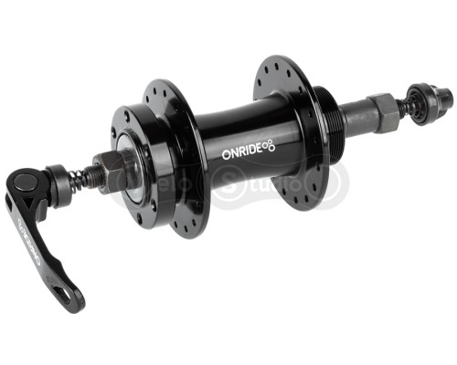 Втулка задняя ONRIDE Hub 10R, под трещотку, 36 отверстий, disc, шарики, 135 QR, черная