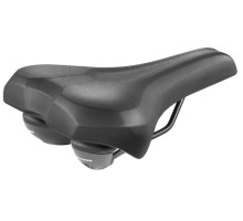 Седло Monte Grappa BMG MYA S008 PLUS, с эластомером, черное, 260х205 мм