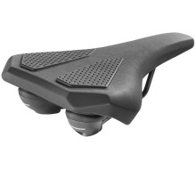 Седло Monte Grappa BMG CORVETTA S011 PLUS, с эластомер, черное, 260х210 мм