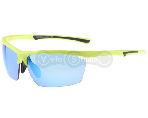 Дитячі окуляри Relax Quarry жовті матові, лінза smoke (PC), blue white revo, кат 3