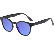 Дитячі окуляри Relax Nubi чорні матові, лінза smoke (PC), blue revo, кат 3