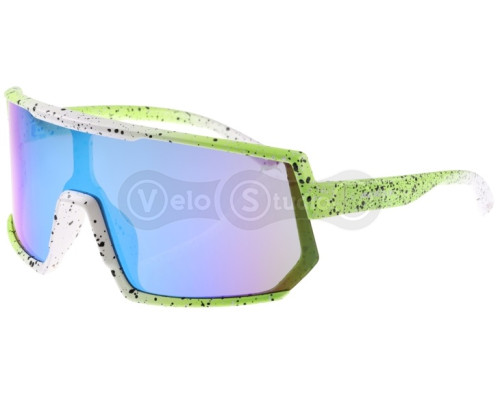 Окуляри Relax Lantao жовті глянсові, лінза smoke (PC), blue and white revo, кат 3