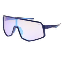 Окуляри Relax Langeland сині матові, лінза smoke (PC), ice blue revo, кат 3