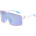 Окуляри Relax Gull кристальні, лінза smoke (Polarized TAC 1,0 mm), ice blue revo, кат 2