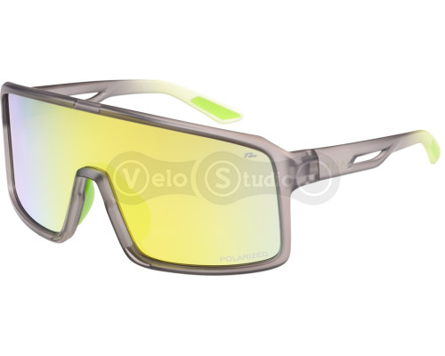 Очки Relax Gull серые матовые, линза brown (Polarized TAC 1,0mm), yellow revo, кат 3