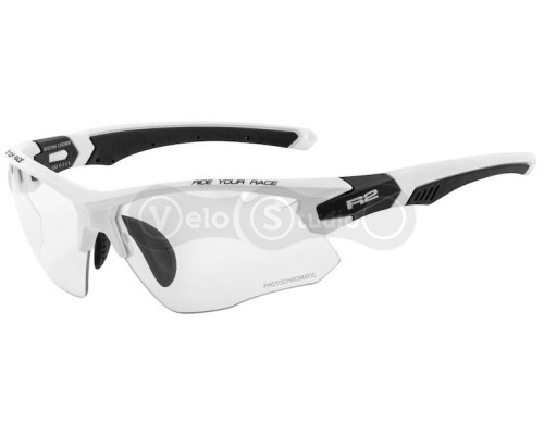 Окуляри R2 CROWN білі/чорні матові, лінза clear to grey (Photochrom), кат. 0-3