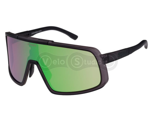 Очки R2 REVEL dark/grey (TR90), линза violet (HD), покрытие green full revo, кат 3