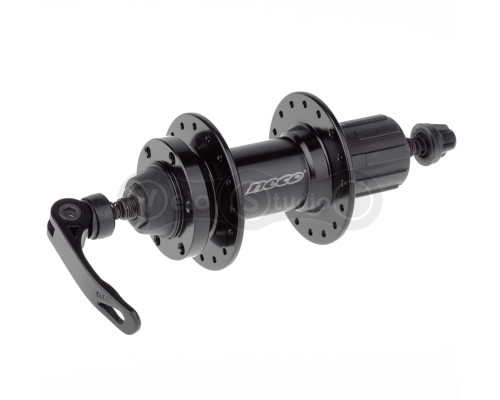 Втулка задняя NECO MS37R, 32 симметричные отверстия, под диск, под кассету, черная