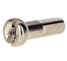 Ниппель ONRIDE 14G, 14x2 мм, латунь, серебристый, 100 шт