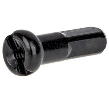 Ниппель ONRIDE 14G, 14x2 мм, латунь, черный, 100 шт