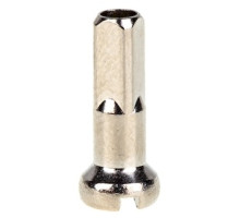 Ніпель ONRIDE 13G, 14x2, 3 мм, латунь, сріблястий, 100 шт