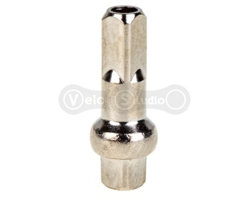 Ниппель ONRIDE DSN удлиненный, двусторонний 14G, 16x2 мм, латунь, серебристый, 100 шт