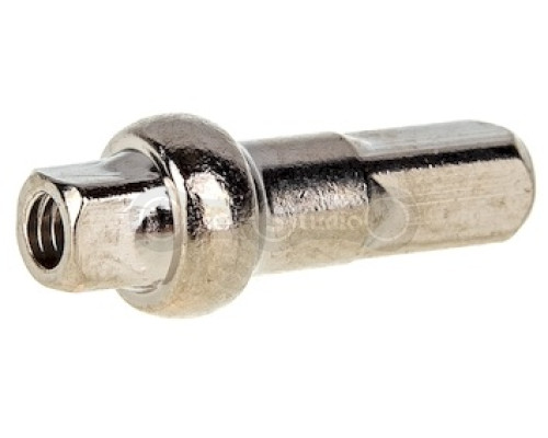 Ниппель ONRIDE DSN удлиненный, двусторонний 14G, 16x2 мм, латунь, серебристый, 100 шт