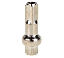 Ніпель ONRIDE DSN подовжений, двосторонній 13G, 16x2,3 мм, латунь, сріблястий, 100 шт