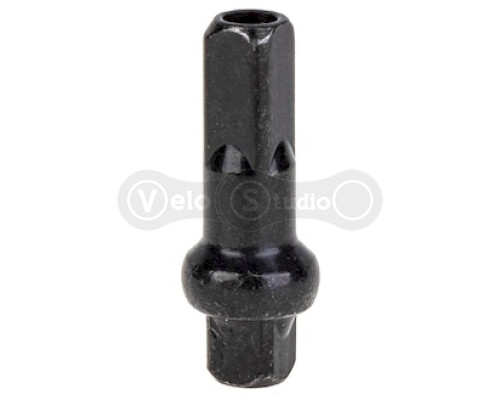 Ніпель ONRIDE DSN подовжений, двосторонній 13G, 16x2,3 мм, латунь, чорний, 100 шт