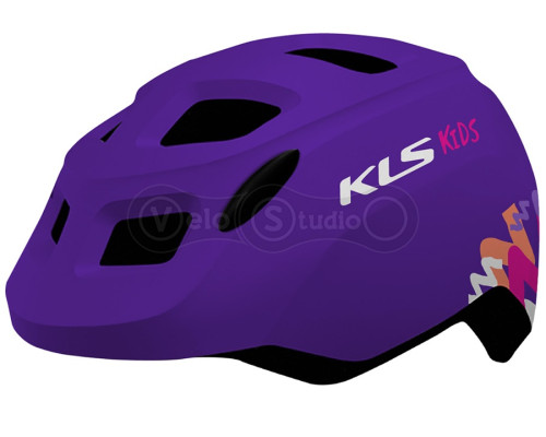 Шлем детский KLS Zigzag фиолетовый S (49-53cм)