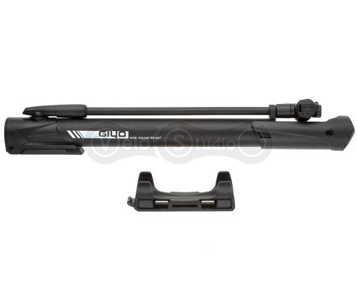 Насос мини-напольный Giyo GM-64P, пластик, боковой шланг, 28см, 120psi