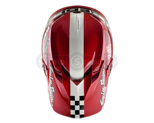 Мотошолом TLD GP PRO Mips HELMET; FIFTY-50 [WHITE/RED] LG