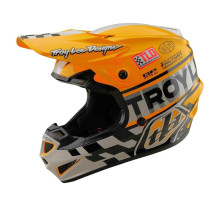 Мотошолом TLD GP PRO Mips HELMET; FIFTY-50 [WHITE/GOLD] SM