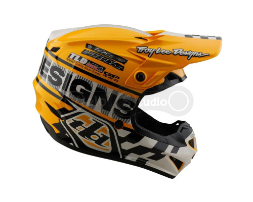 Мотошолом TLD GP PRO Mips HELMET; FIFTY-50 [WHITE/GOLD] LG