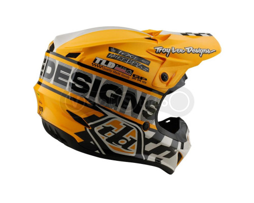 Мотошолом TLD GP PRO Mips HELMET; FIFTY-50 [WHITE/GOLD] XL