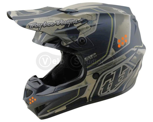 Мотошлем TLD GP PRO Mips HELMET; TROOPER [BLACK / CAPER] XL