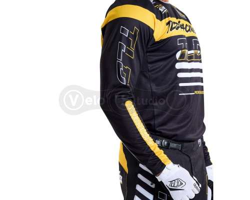 Мото джерсі TLD GP PRO JERSEY; FIFTY-50 [BLACK/GOLD] MD