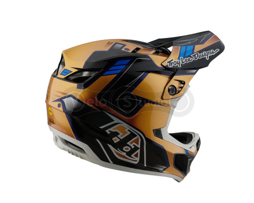 Вело шлем TLD D4 Composite Mips Helmet; Royalty [Black / Gold] MD