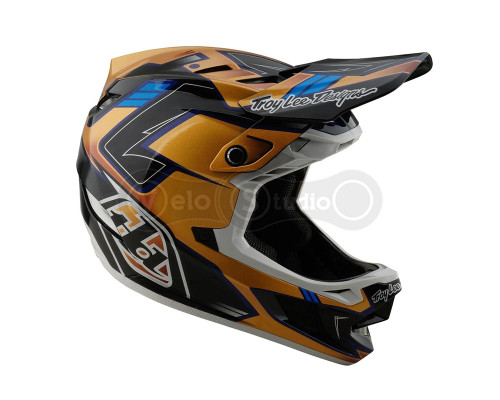 Вело шлем TLD D4 Composite Mips Helmet; Royalty [Black / Gold] MD