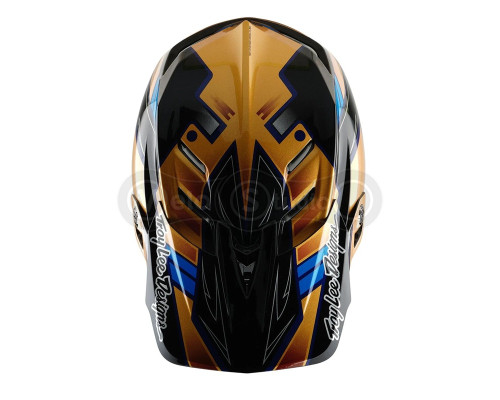 Вело шлем TLD D4 Composite Mips Helmet; Royalty [Black / Gold] XL