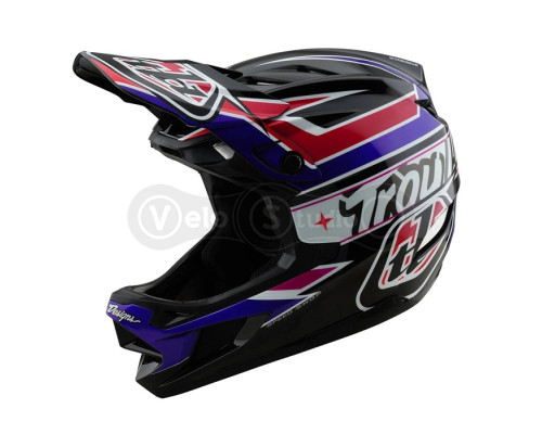 Вело шолом TLD D4 Polyacrylite Mips Helmet; Linear [Black] MD
