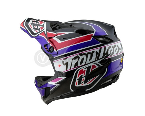 Вело шолом TLD D4 Polyacrylite Mips Helmet; Linear [Black] MD