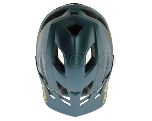 Дитячий вело шолом TLD YOUTH FLOWLINE HELMET; POINT [GRAY/GOLD] Young (48-53см)