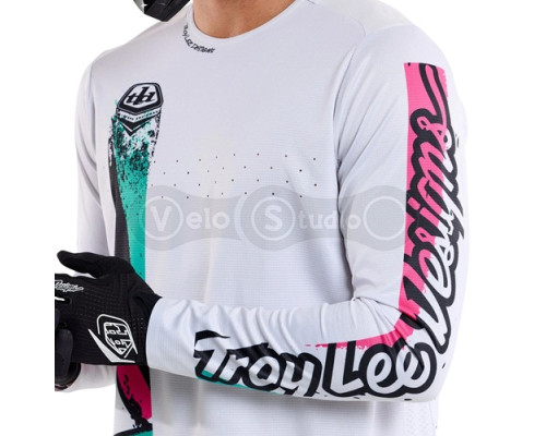 Джерси TLD SPRINT JERSEY; FULL PULL [CHALK] LG