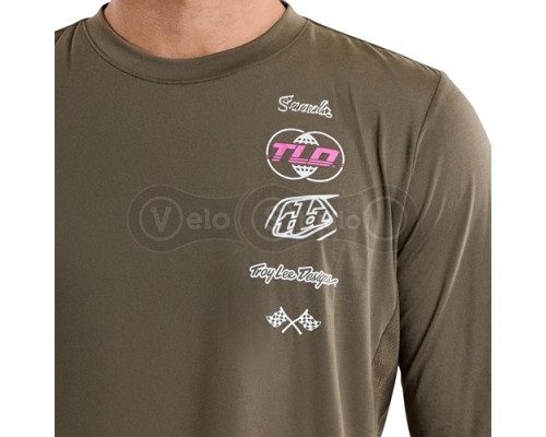 Джерсі TLD SKYLINE LS RIDE TEE; WORLDWIDE [CAPER] SM
