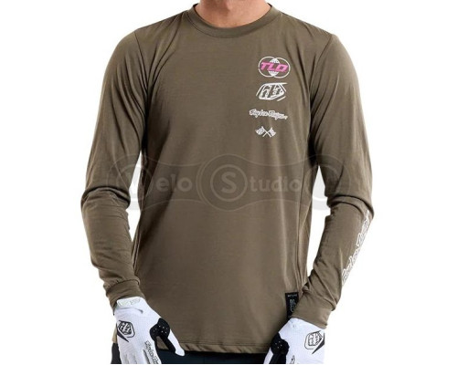 Джерсі TLD SKYLINE LS RIDE TEE; WORLDWIDE [CAPER] MD