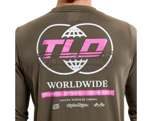 Джерсі TLD SKYLINE LS RIDE TEE; WORLDWIDE [CAPER] LG