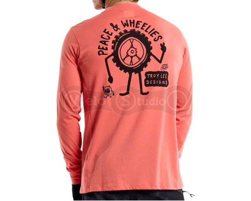 Джерсі TLD SKYLINE LS RIDE TEE; P&W [MELON] LG