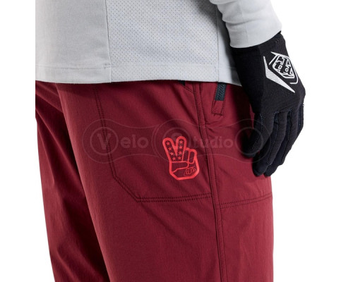 Велошорты TLD SKYLINE TRAIL SHORT SHELL; MONO [OXBLOOD] 36