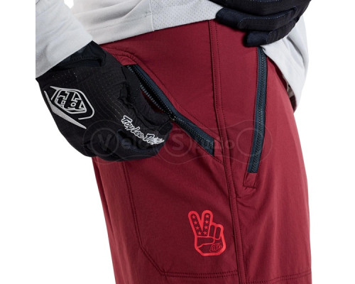 Велошорты TLD SKYLINE TRAIL SHORT SHELL; MONO [OXBLOOD] 36