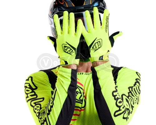 Детские вело перчатки TLD YOUTH AIR GLOVE; MONO [FLO YELLOW] YXS
