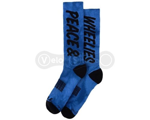 Шкарпетки TLD MENS PERFORMANCE SOCKS; PEACE & WHEELIES [COBALT] S/M