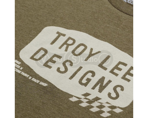 Футболка TLD SHORT SLEEVE TEE; STAMP [OLIVE HEATHER] LG
