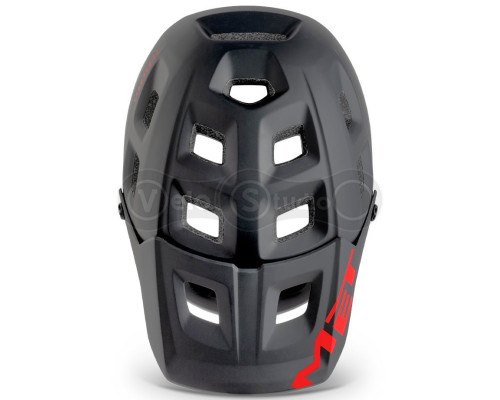 Вело шолом MET Terranova Black Red Matt Glossy S (52-56 см)