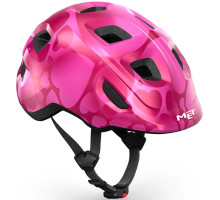 Шолом MET HOORAY CE PINK HEARTS | GLOSSY XS (46-52)