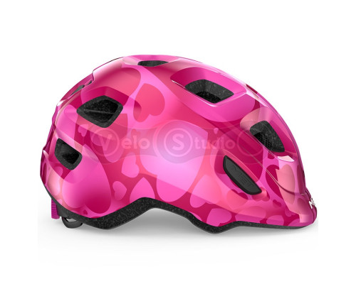 Шолом MET HOORAY CE PINK HEARTS | GLOSSY XS (46-52)