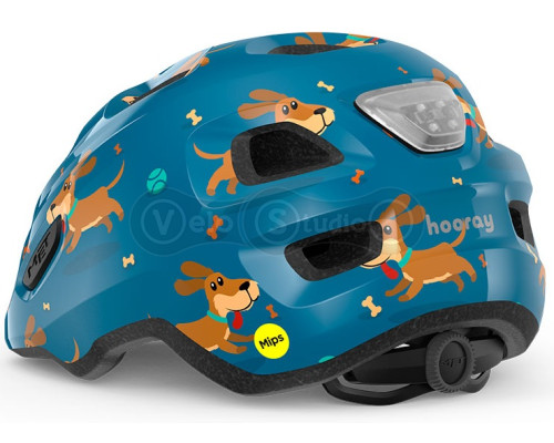 Шлем MET HOORAY MIPS CE BLUE TECKEL | GLOSSY XS (46-52)