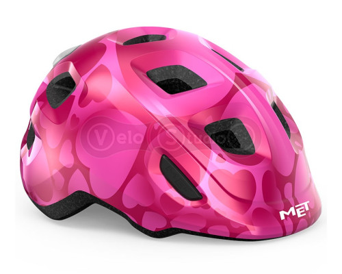 Шолом MET HOORAY MIPS CE PINK HEARTS | GLOSSY XS (46-52)